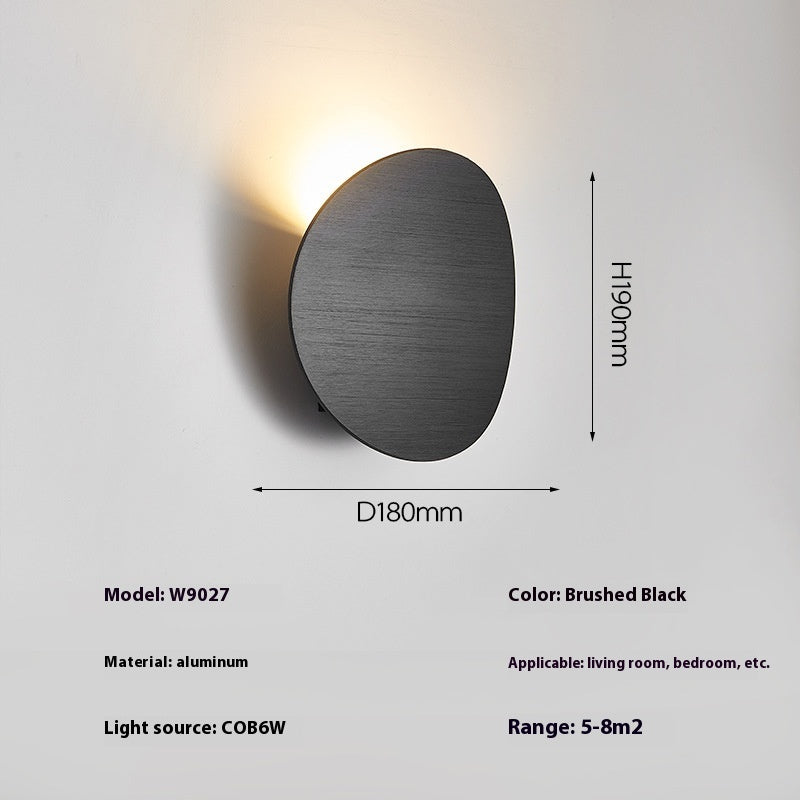 Simple Bedside Lamp Round Aisle Wall Lamp