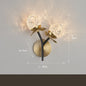 Modern Full Copper Wall Lamp Minimalist Bedside Lamp