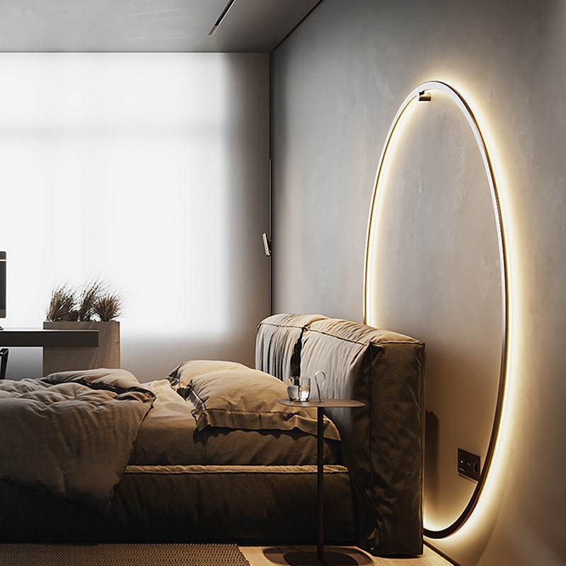 Bedroom Ring Bedside Lamp Minimalist Wall Lamp